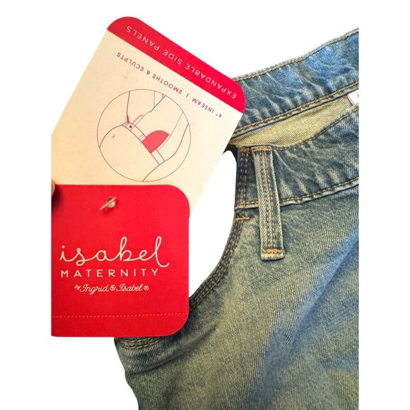 Isabel Expandable Side Panel Maternity Shorts Size‎ 6 NWT - Picture 3 of 5